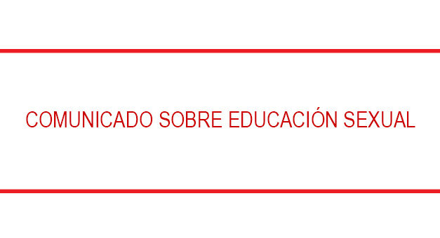 Sí a la educación sexual