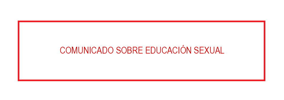 Sí a la educación sexual